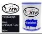 Preview: Volkswagen, Blue Anthrazit P. 2C, 9044: 500ml Lackdose, von ATW Autoteile West.